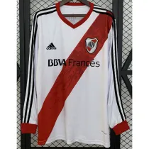 2013-2014 River Plate Home Long Sleeve Retro Soccer Jersey (长袖)