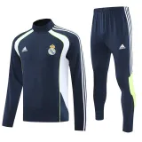 2025-26 RMA Royal blue Half Pull Tracksuit (半拉链)