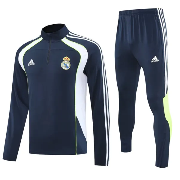 2025-26 RMA Royal blue Half Pull Tracksuit (半拉链)
