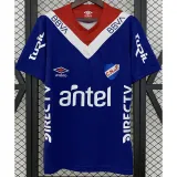 2025 Club Nacional Blue Fans Soccer Jersey (V领)
