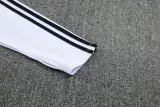 2025-26 RMA White Half Pull Tracksuit (半拉链)