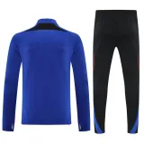 2025-26 Man Utd  Fancy blue Half Pull Tracksuit (半拉链)