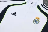 2025-26 RMA White Half Pull Tracksuit (半拉链)