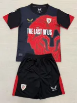 2025-26 Bilbao Black Special Edition Kids Soccer Jersey