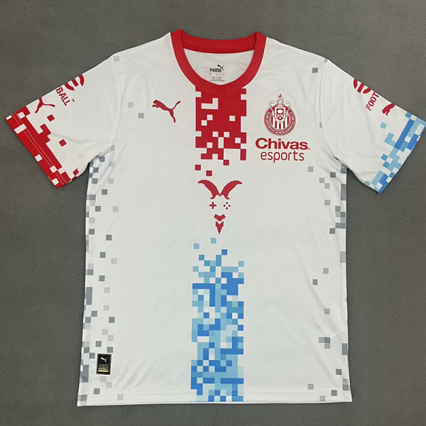 2025-26 Chivas Guadalajara White Special Edition Fans Soccer Jersey