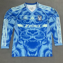 2025-26 Tigres UANL Away Long Sleeve Soccer Jersey (长袖)