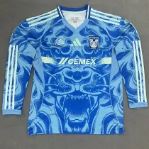 2025-26 Tigres UANL Away Long Sleeve Soccer Jersey (长袖)