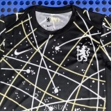2025-26 CHE Grey Black Fans Training shirts