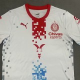 2025-26 Chivas Guadalajara White Special Edition Fans Soccer Jersey