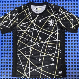 2025-26 CHE Grey Black Fans Training shirts