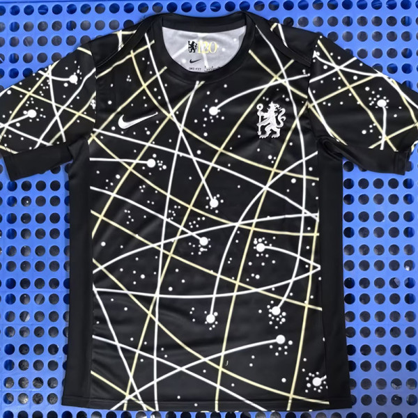 2025-26 CHE Grey Black Fans Training shirts