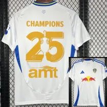 2024-25 Leeds United Home Print Champions #25 amt Fans Soccer Jersey