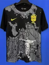 2024-25 Brazil Black Grey Special Edition Fans Soccer Jersey *耶稣黑灰