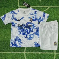 2025-26 RMA White Blue Special Edition Kids Training