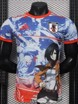 2025-26 Japan Special Edition Player Version Soccer Jersey (红袖边)