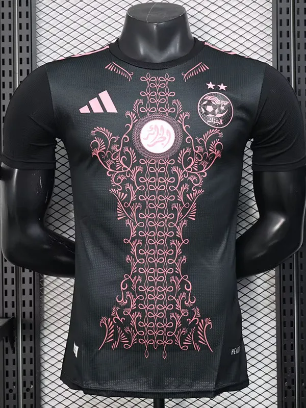 2025-26 Algeria Black Player Version Training shirts (粉标)