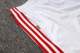 2025-26 Bayern White Tank top and shorts suit #D2536
