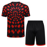2025-26 Flamengo Red Black Training Short Suit #D2542