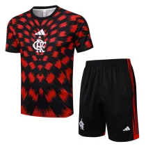 2025-26 Flamengo Red Black Training Short Suit #D2542