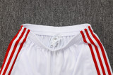 2025-26 Bayern White Tank top and shorts suit #D2536