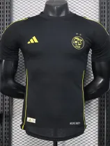 2025-26 Algeria Black Player Version Training shirts (黄标)