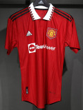 2022-23 Man Utd Home Player Version Soccer Jersey