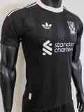 2025-26 LIV Black Goalkeeper Player Version Soccer Jersey