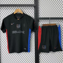 2024-25 BAR Away Kids Soccer Jersey (Cactus Jack)灰
