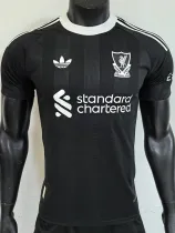 2025-26 LIV Black Goalkeeper Player Version Soccer Jersey