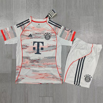 2025-26 Bayern Away Kids Soccer Jersey