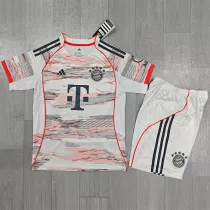 2025-26 Bayern Away Kids Soccer Jersey