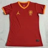 2025-26 Brazil Red Special Edition Women Training shirts (女)飞人