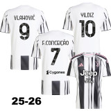 2025-26 JUV Home 1:1 Fans Soccer Jersey