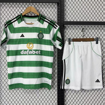 2025-26 Celtic Home Kids Soccer Jersey