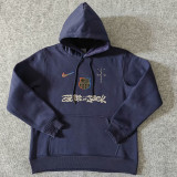 2025-26 BAR Royal blue Hoody 宝蓝色(加绒)黑标