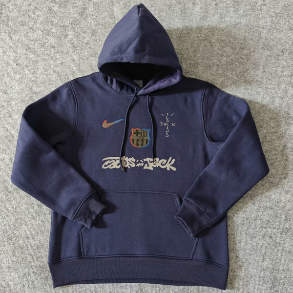 2025-26 BAR Royal blue Hoody 宝蓝色(加绒)黑标