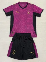 2025-26 Galatasaray Brown Red Kids Soccer Jersey