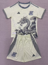 2025-26 Japan Yellow Concept Edition Kids Soccer Jersey (龙)