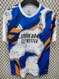 2025-26 RMA Blue Orange Special Edition Fans Training Shirts