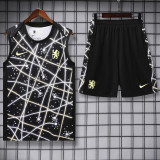 2025-26 CHE Grey Black Tank top and shorts suit