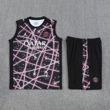 2025-26 PSG Jordan Purple Tank top and shorts suit