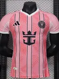 2025-26 Inter Miami Pink Special Edition Player Version Soccer Jersey (V领)