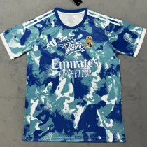 2025-26 RMA Blue Special Edition Fans Training Shirts