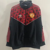 2025-26 Man Utd Red Black Windbreaker