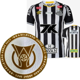 2025-26 Santos FC Away Print Sponsor Fans Soccer Jersey