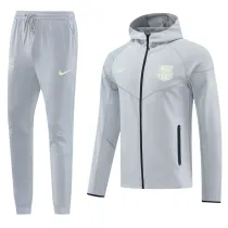 2025-26 BAR Grey Hoodie Jacket Tracksuit #01