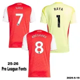 2025-26 ARS Yellow Red Fans Training Shirts