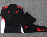 2025-26 Bayern Black Jacket Tracksuit #A2525