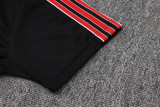 2025-26  Man Utd Black Short shirts and Long trousers Suit #C2518