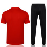 2025-26 Flamengo Red Short shirts and Long trousers Suit #C2517